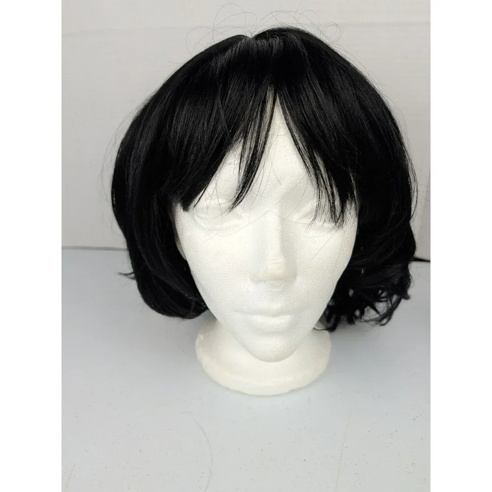 Vanessa VESA Premium Human Hair Blend Full Wig Show Color #1 Black Medium Length